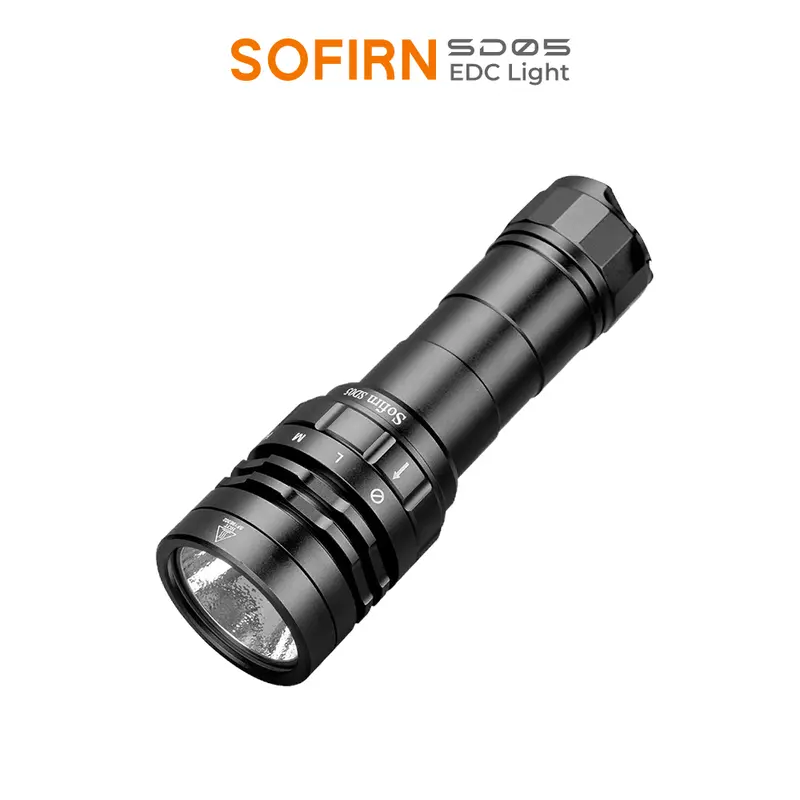 【COD】Sofirn SD05,Lampu Menyelam, 21700 dan Bateri 5000mAh, Lampu XHP50.2 Sangat Terang, 3000lm, dengan Suis Magnetik, 3 Mod, Lampu Bawah Outdoor Lighting