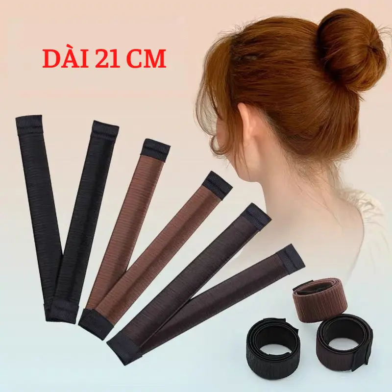 Hair Bun Maker Model Donat Simpel Gaya Korea untuk Wanita