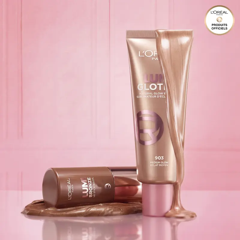 Iluminador líquido Lumi Glotion Éclat de L’Oréal Paris, ilumina e hidrata durante 24 h para una tez luminosa
