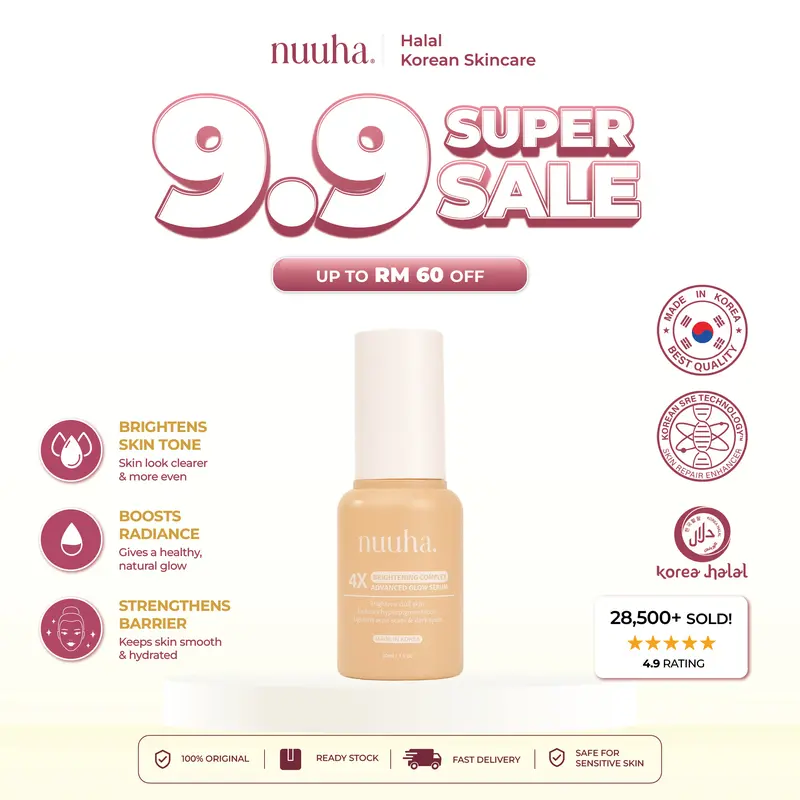 NUUHA BEAUTY 4X Brightening Complex Advanced Glow Serum