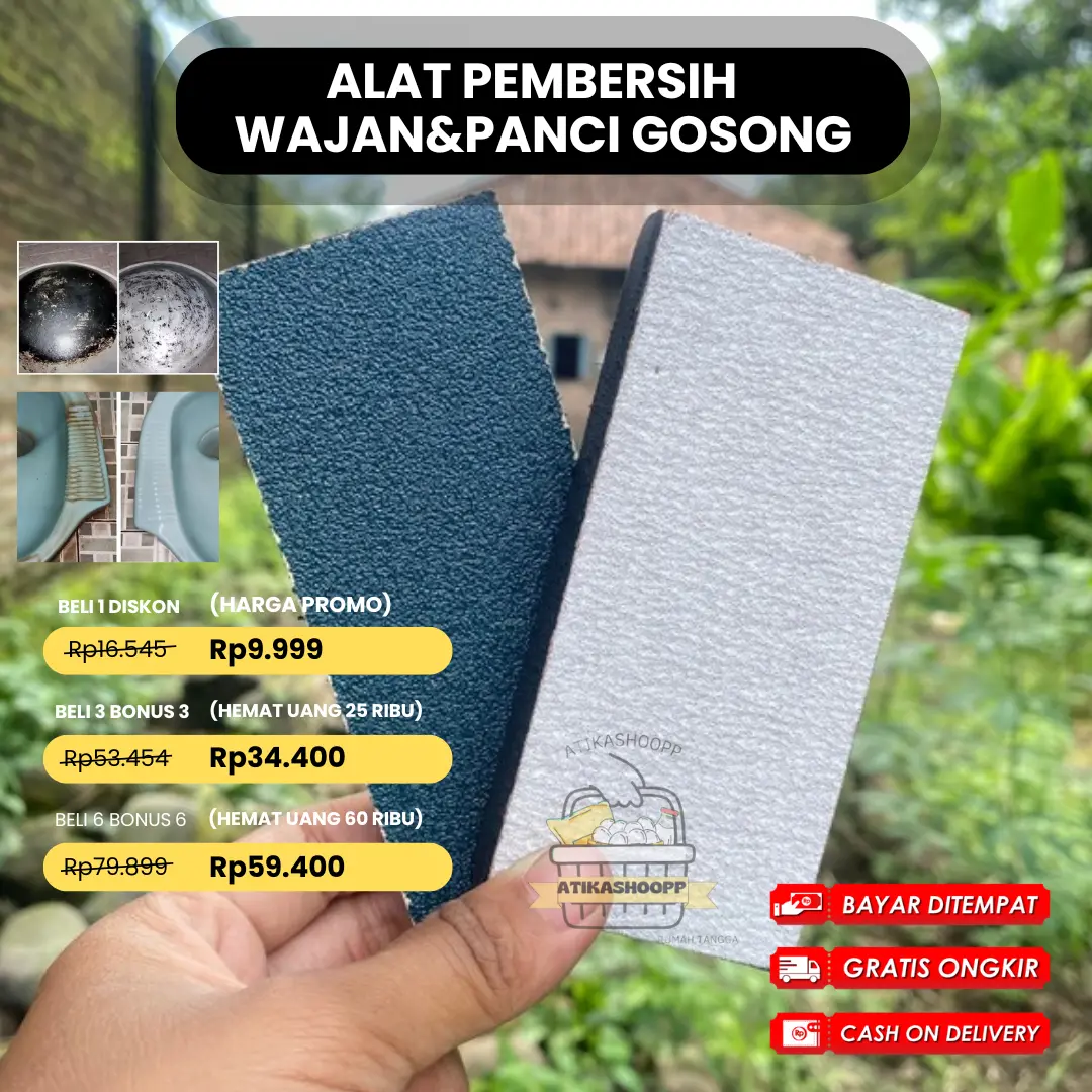 Pembersih wajan panci gosong hitam berkerak panci keramik wastafel cleaner