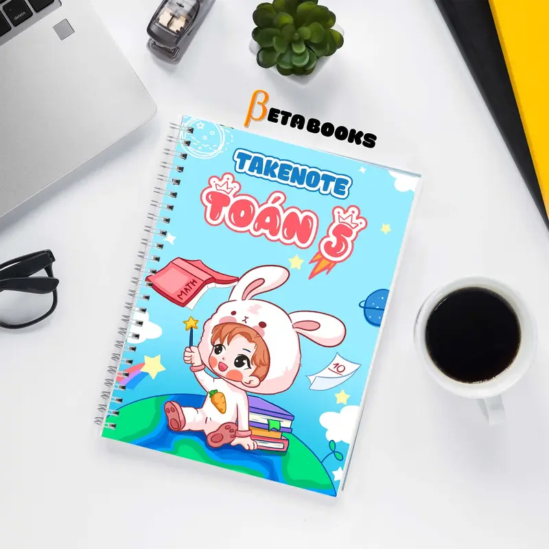 Buku Catatan Matematika Kelas 5 A5 dengan Hiasan Stiker