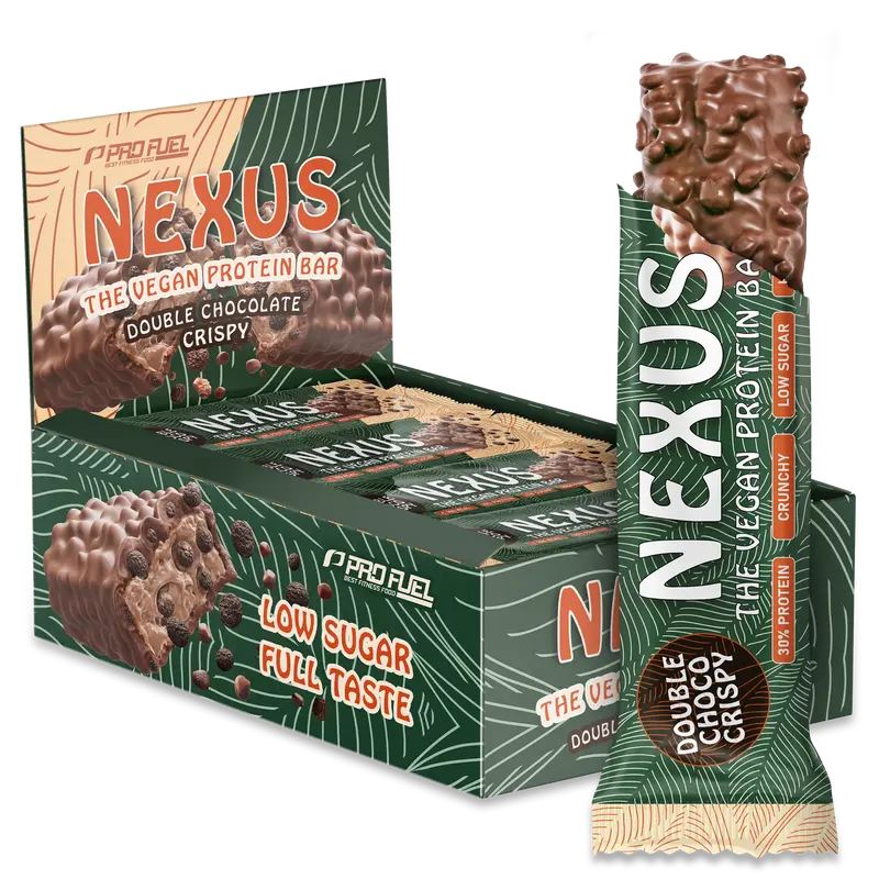NEXUS 비건 프로틴바, 단백질 최대 30%·99~115 kcal, 무첨가당·고식이섬유, 크리미한 단백질 간식
