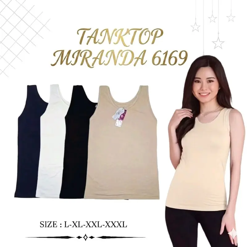 Miranda 6169 Women's Rayon Camisole Tank Top