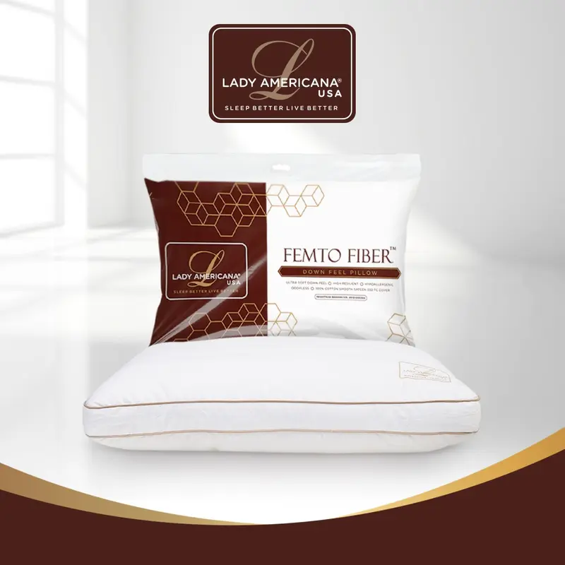 Lady Americana Bantal Femto Soft Fiber Bulu Angsa (Goose Down) Bed