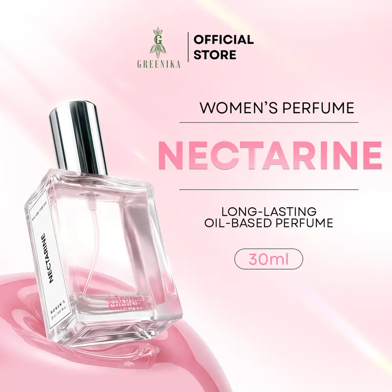 AROMA DE GREENIKA Nectarine Perfume for Women, Long-Lasting Fragrance Spray for Body or Car