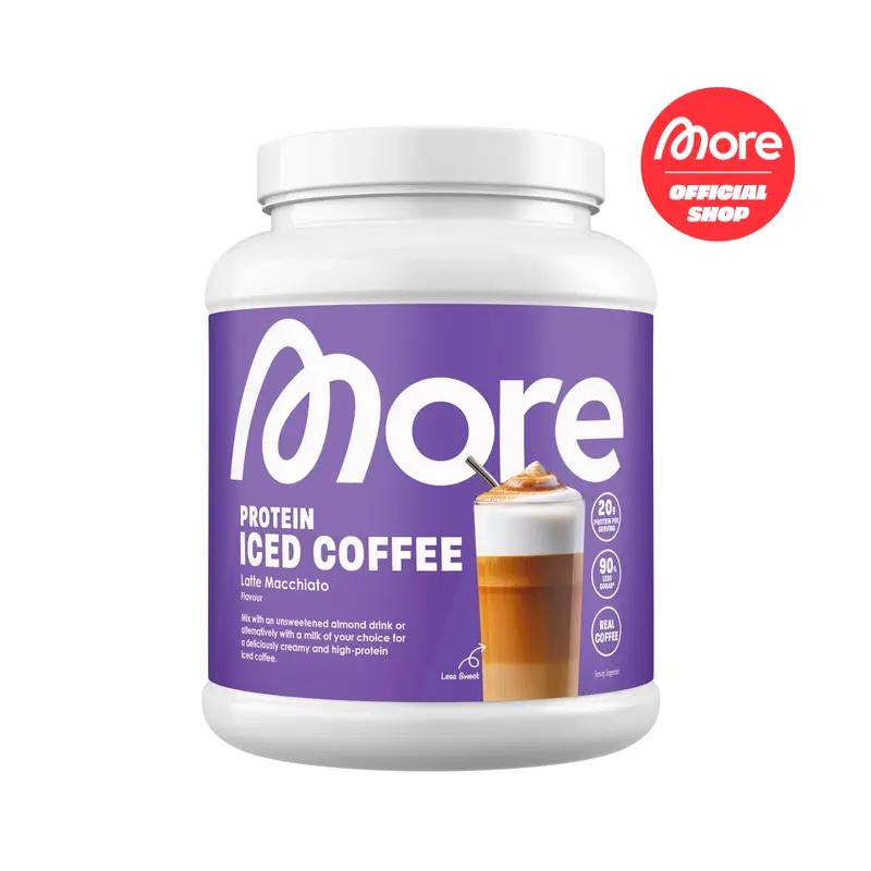 More Nutrition Protein Iced Coffee - Eiskaffee-Genuss mit 19g Protein und 95% weniger Zucker