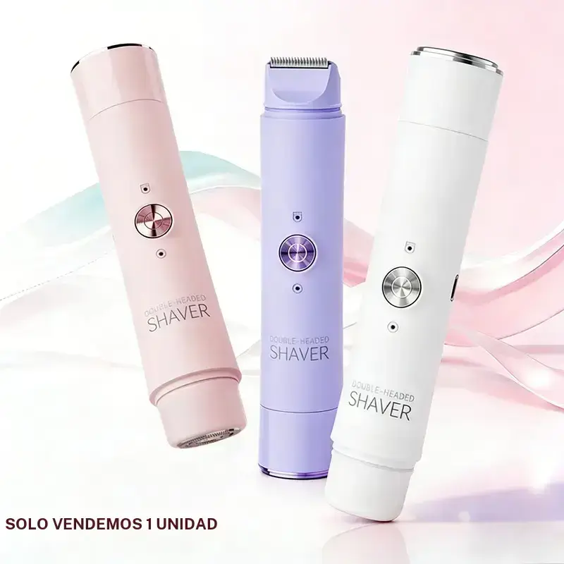 Kit elétrico 2 em 1 para remoção de pelos, aparador recarregável por USB, removedor de pelos das mãos e pernas, presente ideal para mulheres, equipamento de depilação