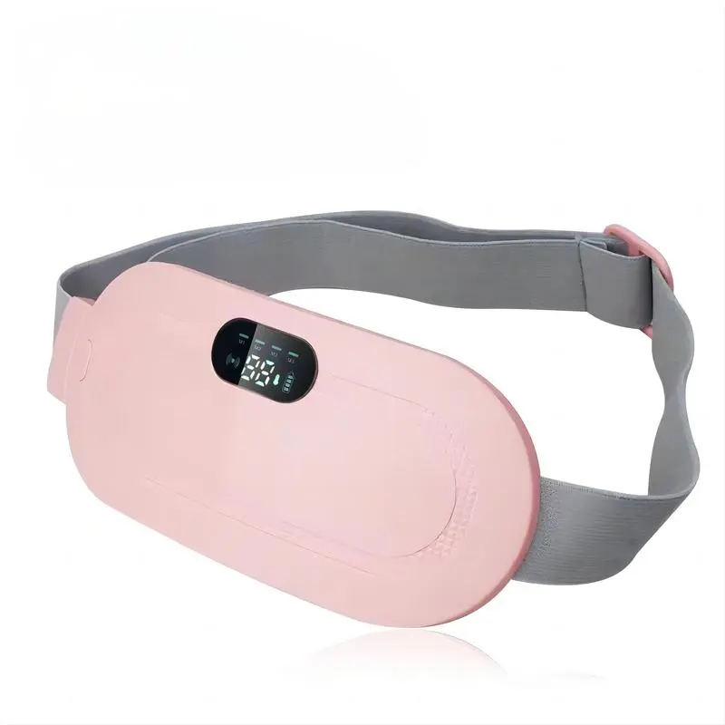 Smart Menstrual Heating Pad and Waist Belt, 1 Count, Vibrating Abdominal Massager for Waist Pain and Cramps