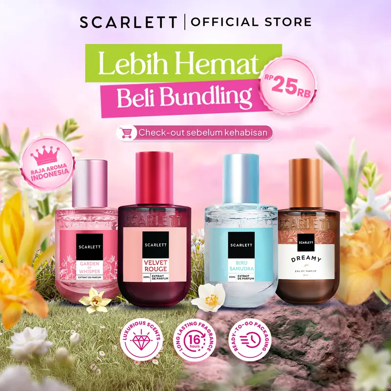 SCARLETT Exclusive Unisex Fragrance Bundle, 30 ml Eau de Parfum and Extrait de Parfum, Long-Lasting Luxury Scent