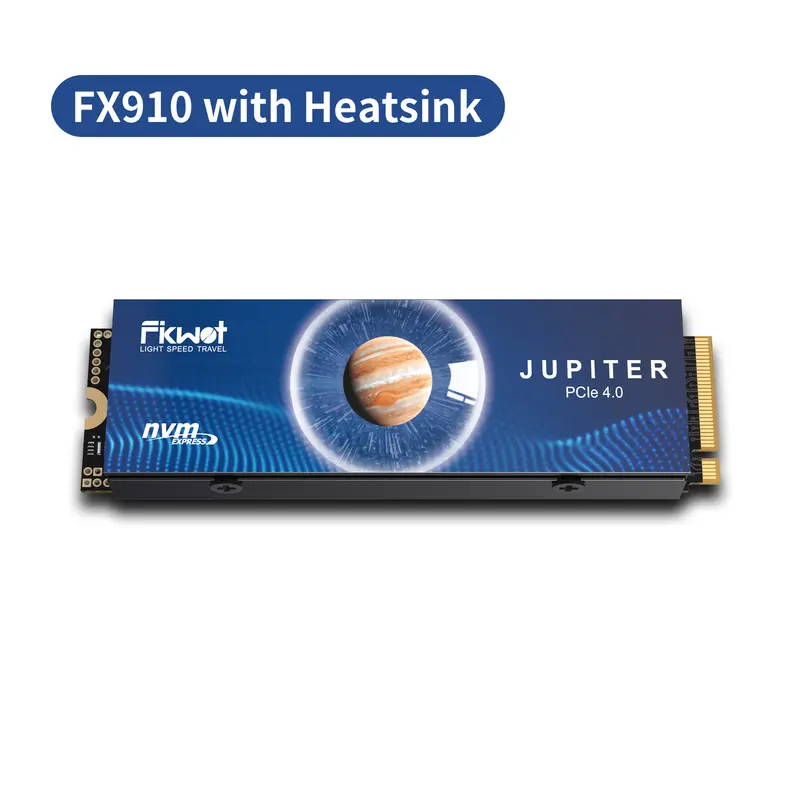 FIKWOT Internal Gaming SSD- FX991/FX910 (Heatsink), M.2 2280 PCIe Gen 4x4 NVMe 3D NAND , 500GB/1TB/2TB/4TB, Up to 7300MB/s Read Speed, TRIM+HMB Supported, Windows 11 Compatible, PS5/Laptops/Desktops