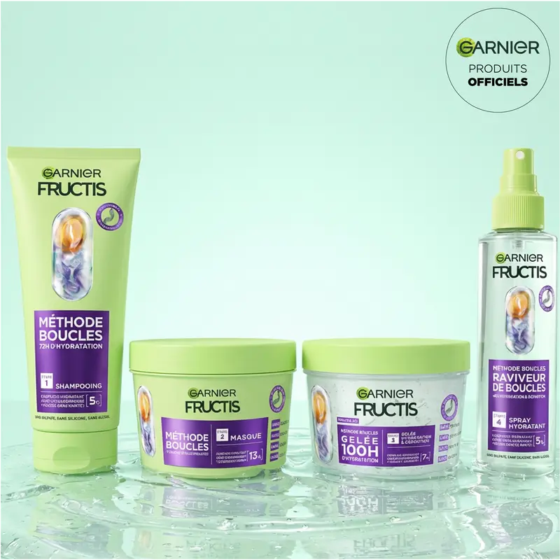 Garnier Fructis Méthode Boucles 컬 케어 - 곱슬머리 수분 공급·컬 정의