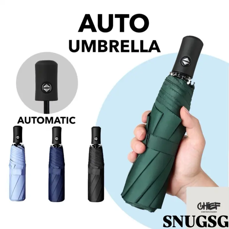 U1 Premium Automatic UPF50+ UV Protection Umbrella, Local Ready Stock