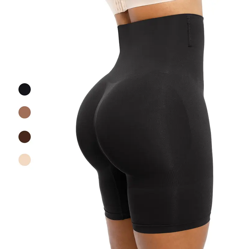 Shapellx Shapewear Formende Shorts für Damen Nahtlos Hoher Bund Körperformung Oberschenkel Slimming Unterwäsche