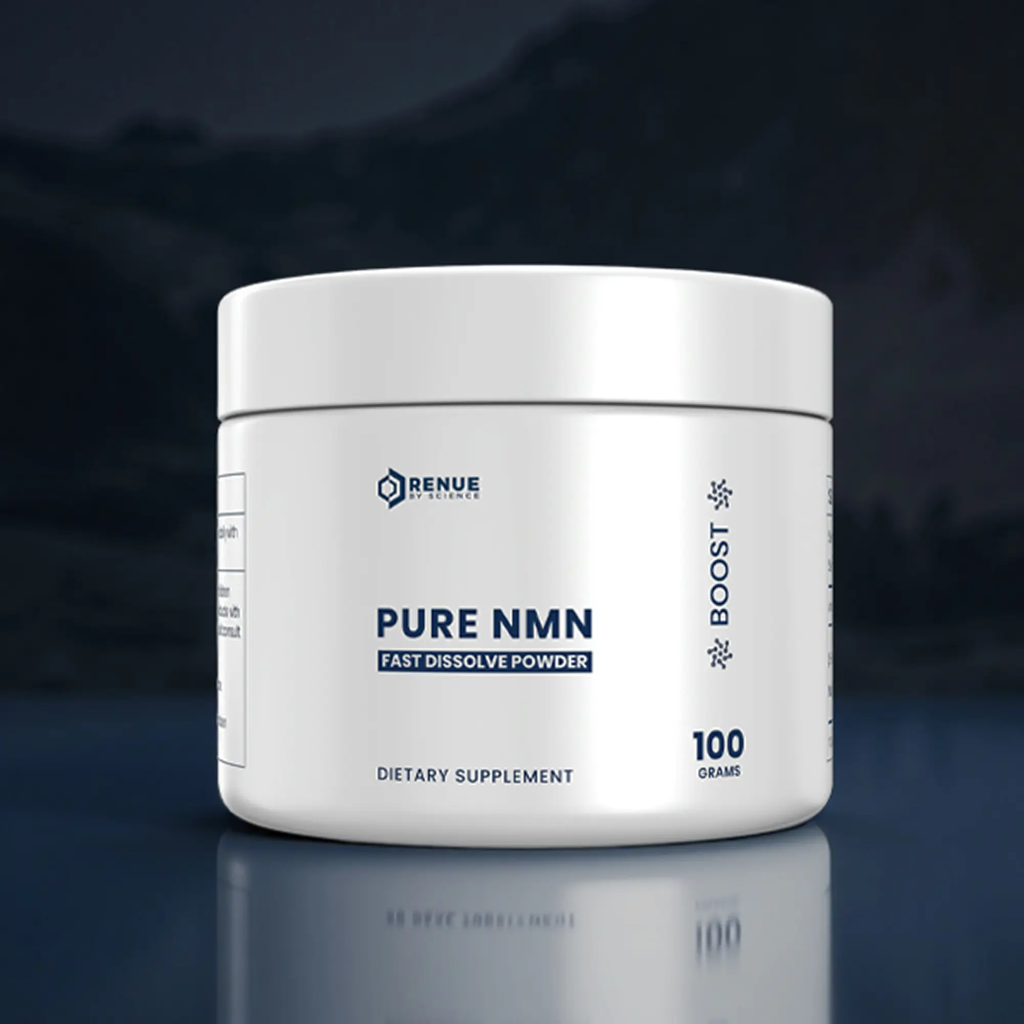 Poudre de NMN pur (nicotinamide mononucléotide) NAD+, pot de 6 mois, complément pour l’énergie, la concentration, la santé mitochondriale, le cerveau et le fitness