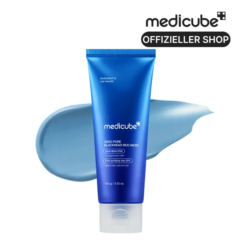 [medicube Offizieller Shop] Zero Pore Schlammmaske gegen Mitesser | 3-Minuten-Schlamm-Maske | Porenpflege | Starke Mitesser-Absorption
