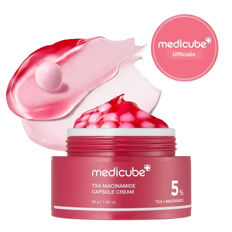 [medicube Chính hãng] Kem viên nang TXA + Niacinamide, dưỡng ẩm kép sau chăm sóc đốm sắc tố, làm đều màu và mịn da, 99% axit tranexamic tinh khiết, mỹ phẩm Hàn Quốc
