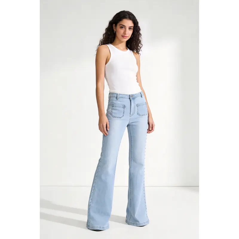 Jeans ARMONIAS TEEN con tachuelas