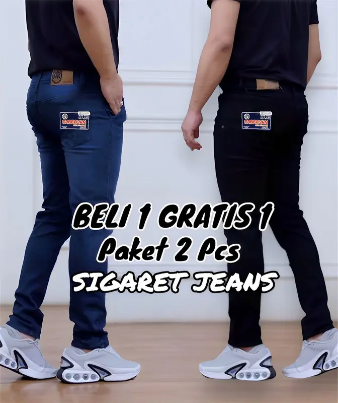 Men's Slim Fit Stretch Jeans, Value Pack of 2
