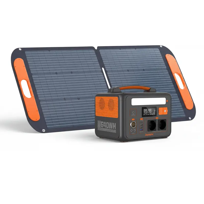 Joysync Portable Power Station, 600 W, 640 Wh LiFePO4 Battery, Solar-Compatible Backup Power for Travel, Camping, Gardening and RVs