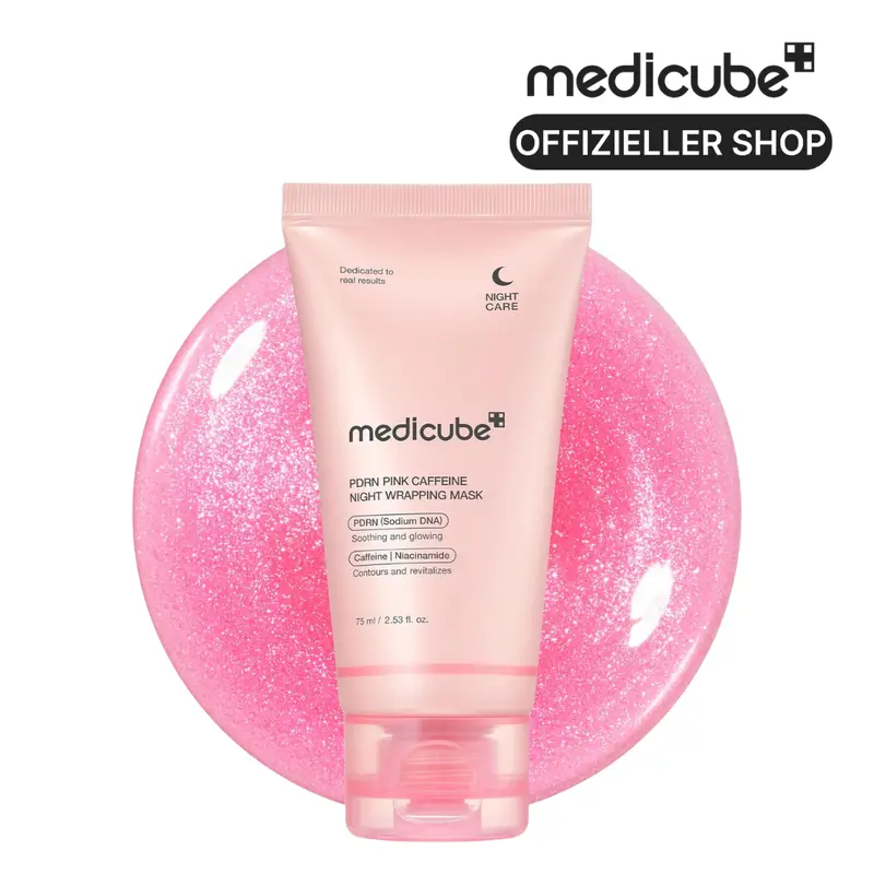 medicube Official Store Overnight Peel-Off Face Mask with PDRN, Pink Caffeine and Collagen Extract for Radiant, Firm, Refined-Looking Skin