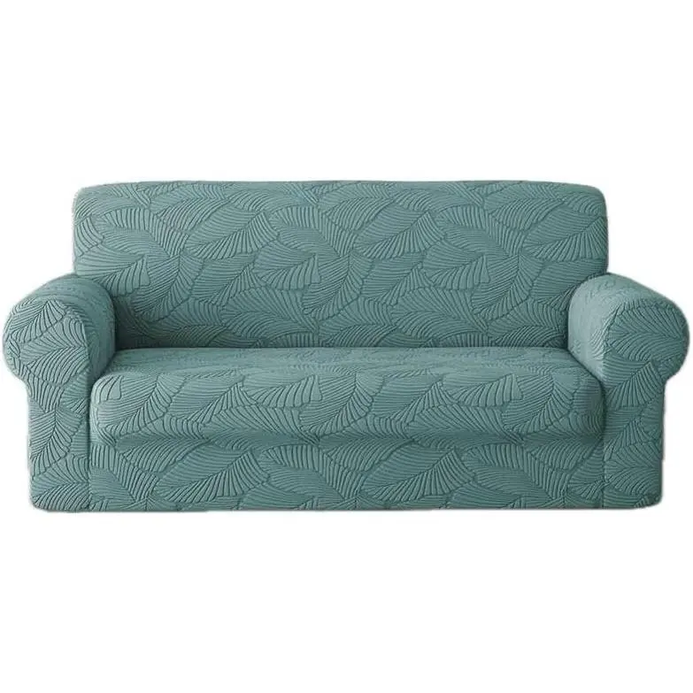 Copridivano Elasticizzato IRGE – Art. Miù | Fantasia Foglie Stilizzate – Made in Italy