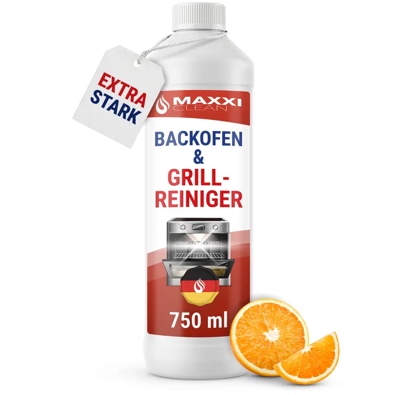 Maxxi Clean Oven and Grill Cleaner Gel, 750ml, Strong Grease Remover, No Scrubbing