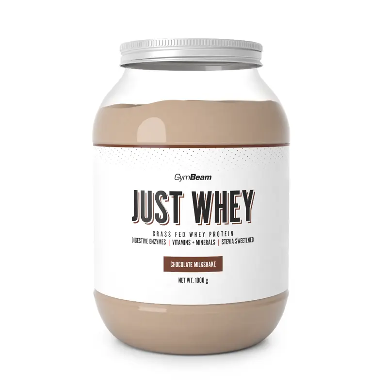 GymBeam Just Whey 프로틴 | 목초 사육 원유 기반 멀티 블렌드, 비타민·미네랄·소화 효소 함유