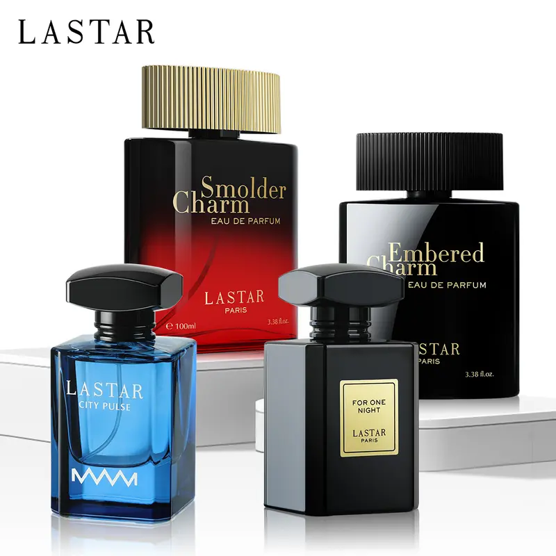 LASTAR Perfume Gift Set, Best-Selling Combination of Four Bottles and Five Fragrances: Oriental Gourmand, Spiced, Woody and Piquant Accords