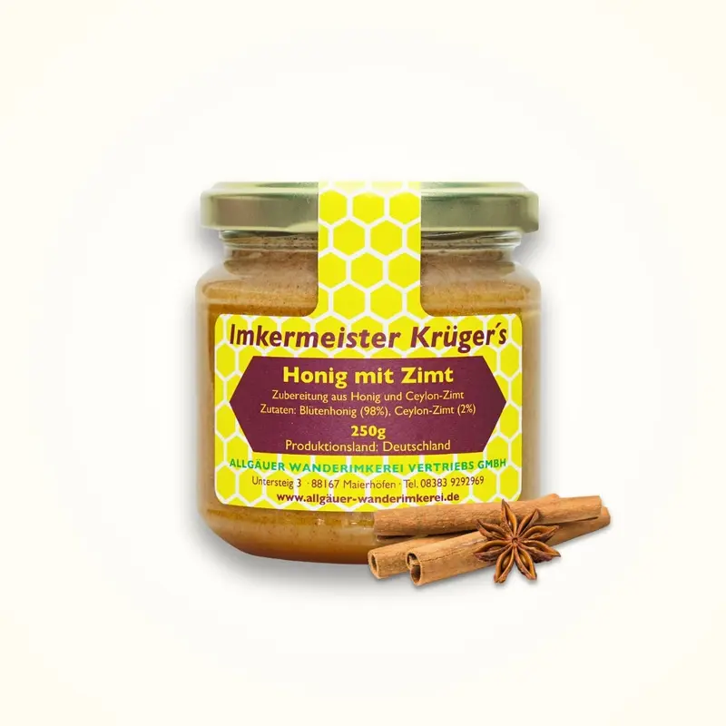 Honig mit Zimt 250g