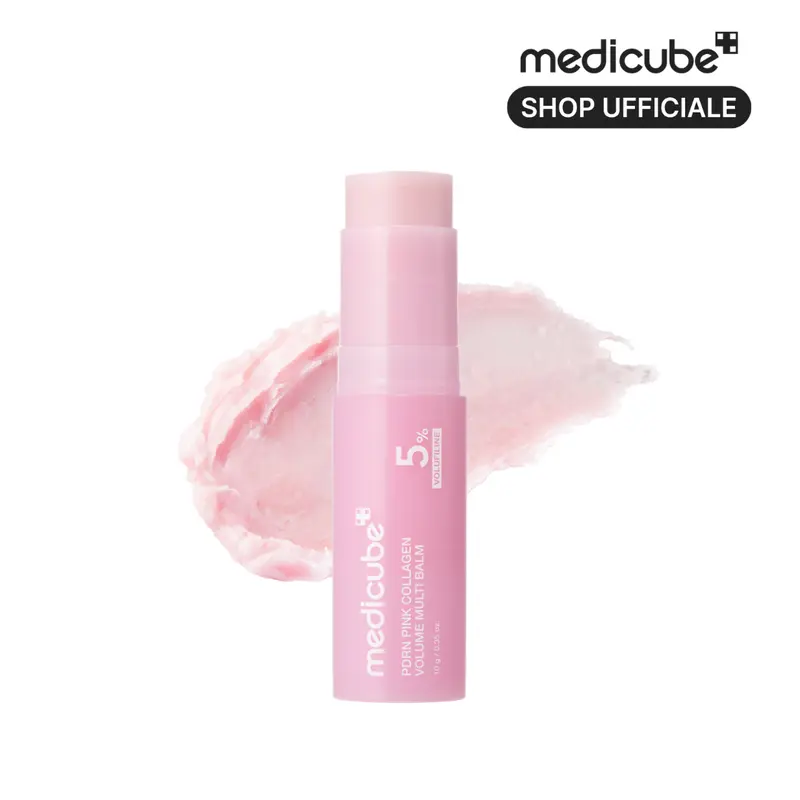 [medicube Oficial] PDRN Pink Collagen Volume Multi Balm | Bastão com PDRN, NAD e 5% Volufiline | Ajuda a Melhorar Linhas Finas e Firmeza | Área dos Olhos, Pescoço, Testa, Sulcos Nasolabiais e Lábios | Skincare Coreano