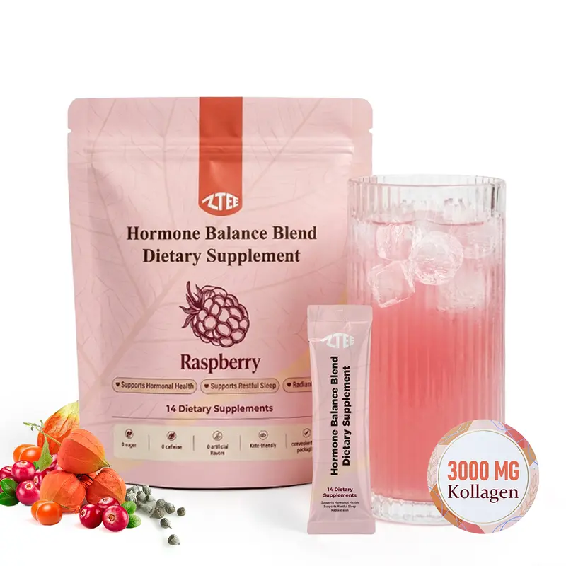 ZTEE Frauenhormon, suplemento feminino com 3000 mg de colágeno para saúde geral, pele, cabelos, dentes e funções do corpo da mulher