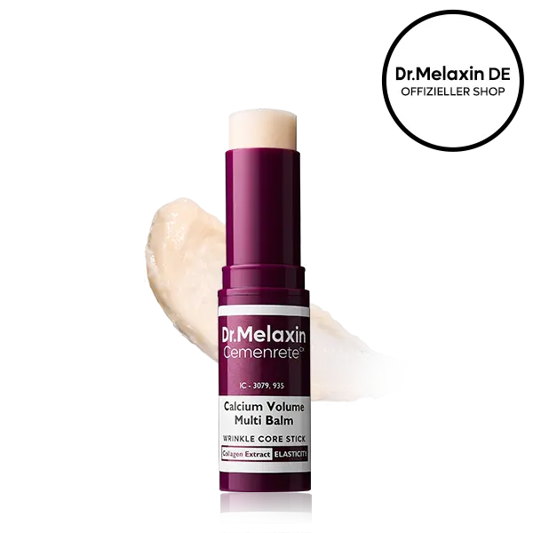 [Dr.Melaxin Official] Bálsamo multiuso de calcio para el contorno de ojos, rutina de cuidado facial coreano antiedad, stick con colágeno de 9 g