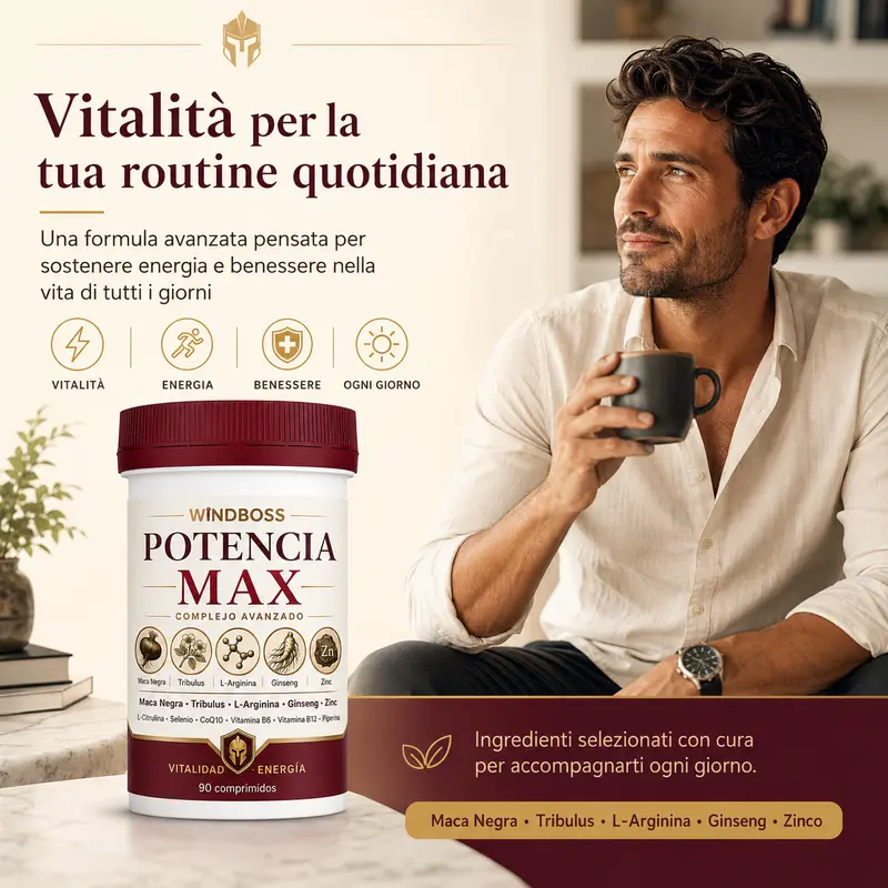 Windboss Maca đen với tribulus, L-arginine, L-citrulline, nhân sâm và kẽm – năng lượng và sức sống hằng ngày H01