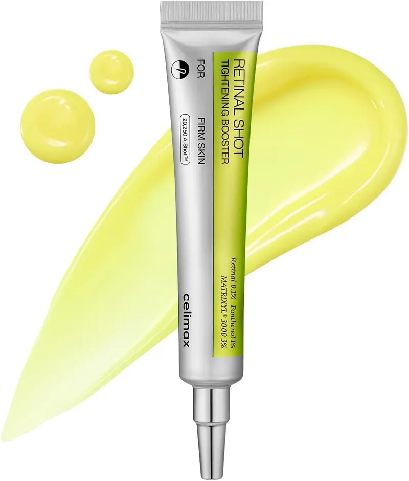 celimax The Vita A Retinal Shot Tightening Booster | Booster firmador antirrugas com retinal, efeito imediato, contra rugas e ruga da glabela, antienvelhecimento, skincare coreano, 15 ml