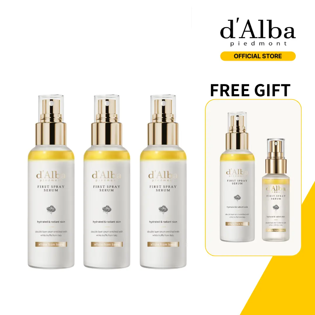 [Exclusivité TikTok] [OFFICIEL d’Alba] Coffret cadeau White Truffle First Spray Serum (3+2)