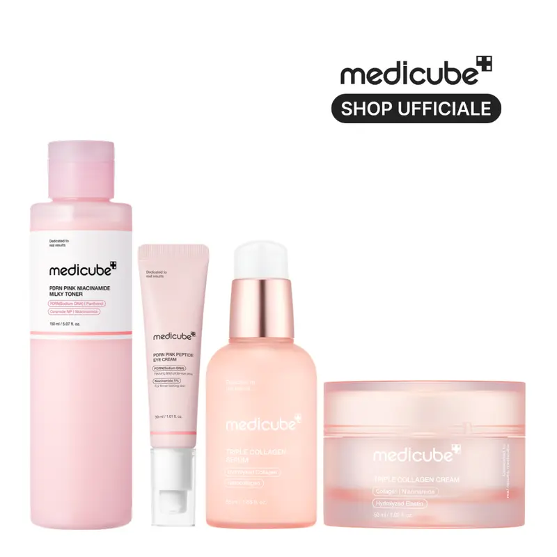 [medicube] Age-R Lock 세트, 피부 장벽 케어용 | 트리플 콜라겐 및 PDRN 콤플렉스로 피부 장벽 보호에 도움
