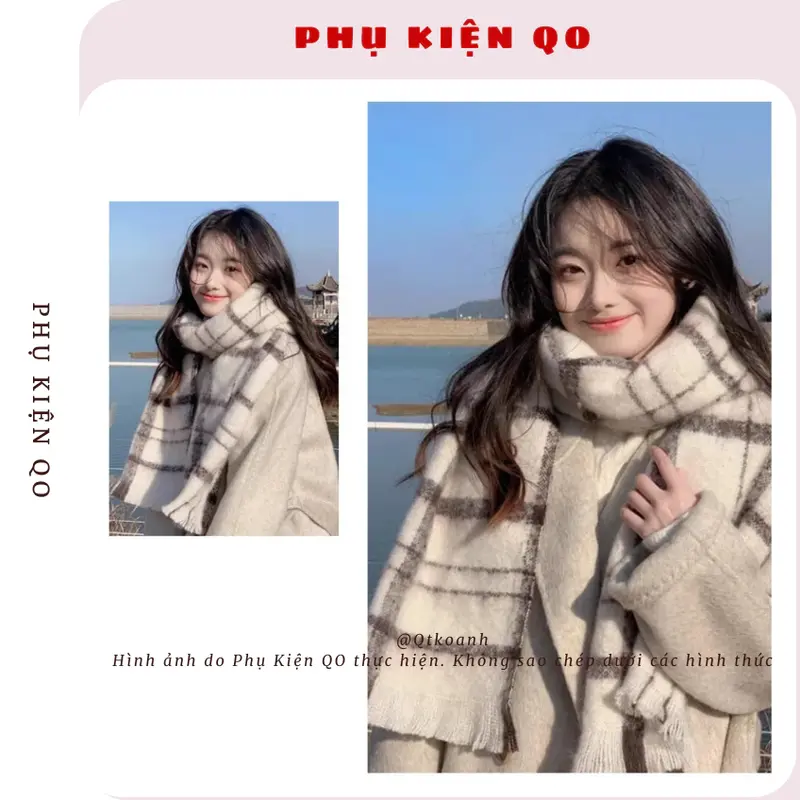 QO K62 Striped Scarf for Men and Women