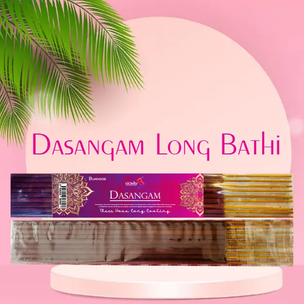 Long Incense Sticks / Bakhoor, 3.5-Hour Burn Time, AgarBathi Supplies