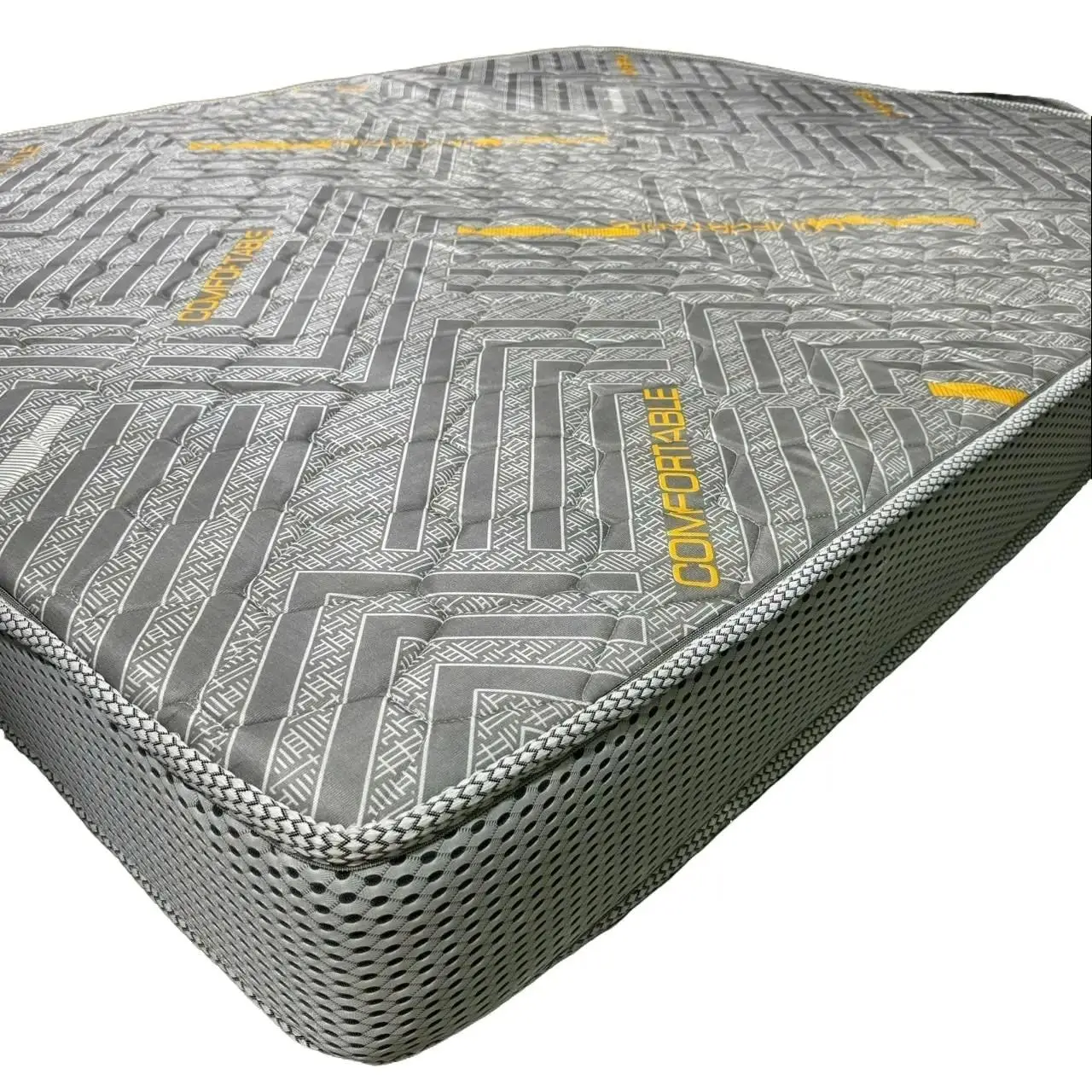 Sohan 10cm Thick Synthetic Rubber Mattress with Quilted Jacquard Cover, Soft and Durable, Sizes 1m, 1.2m, 1.4m, 1.6m, 1.8m, 2m and 2.2m