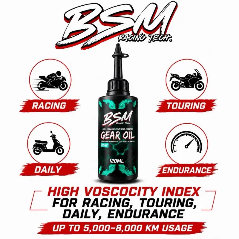 BSM Getriebeöl, hohe Viskosität, 120 ml, für hohe Belastungen