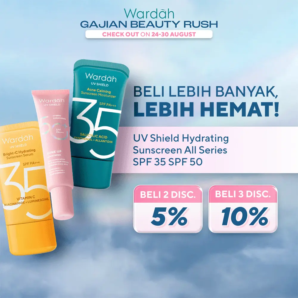 Wardah UV Shield 선크림 전 라인 - SPF 35·SPF 50