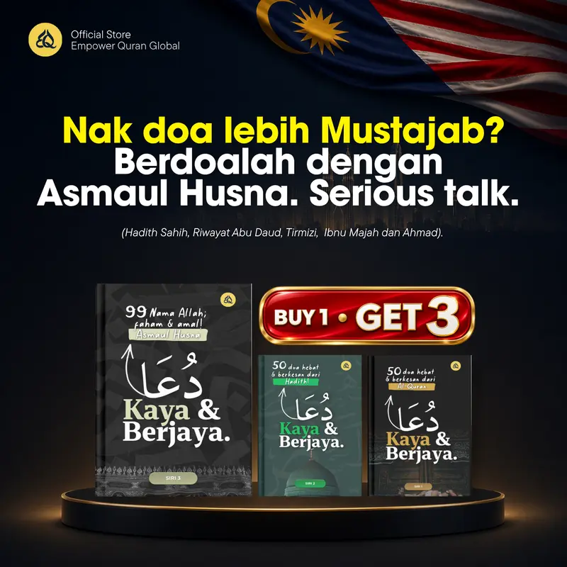 Empower Quran Global Buku Doa Kaya & Berjaya Bestselling Prayer Book