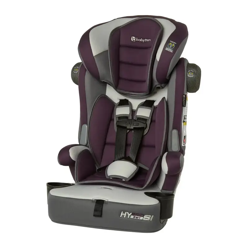 Baby Trend Hybrid SI 3-in-1 Booster Car Seat with Side Impact Protection & Reversible Inserts Forward Facing Cup Holders
