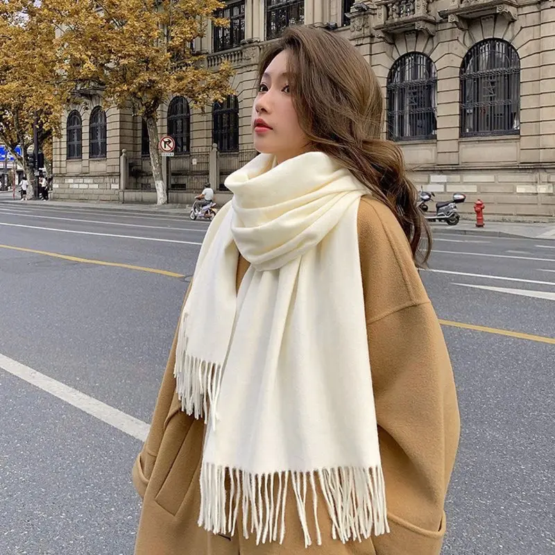 Sky Cashmere Unisex Wool Scarf for Women and Men