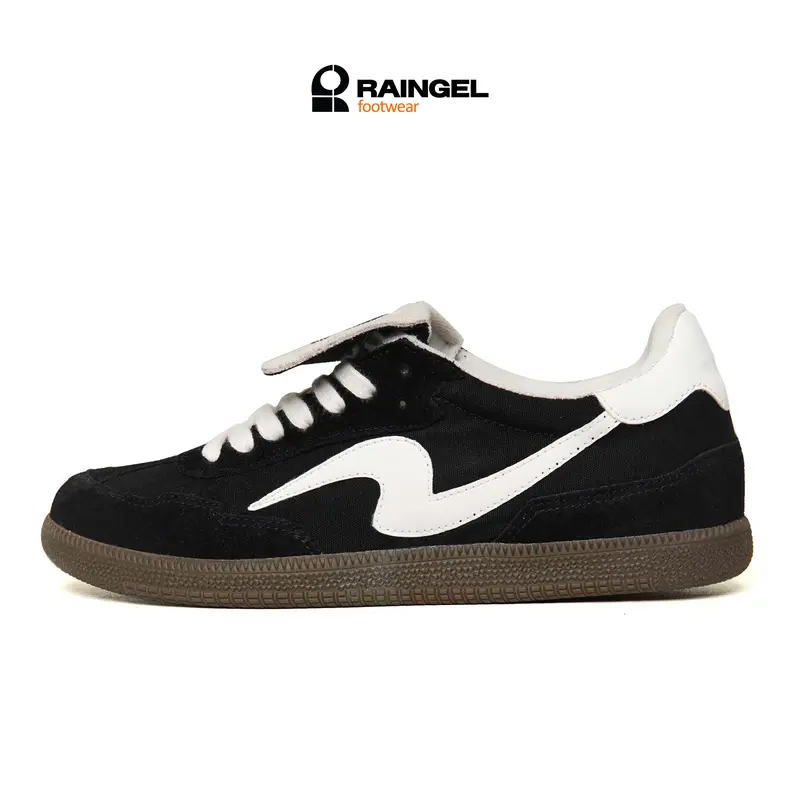 RAINGEL UMBRELA Local Shoes, Black and White