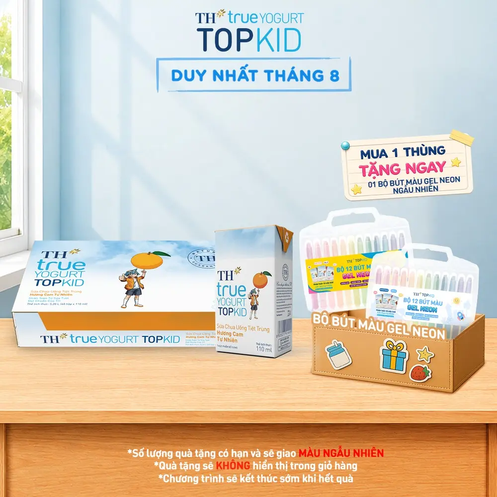 TH true YOGURT TOPKID 常温保存対応ドリンクヨーグルト 48本入り｜いちご／オレンジ／いちご・バナナ・天然大麦味 110ml（110ml×48）