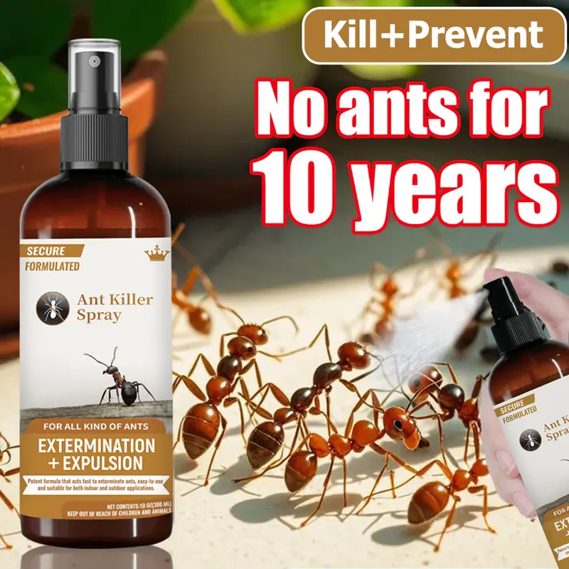 Ant Killer Spray 300ML Anti Ant Repellent Eco-Friendly Insect Repellent Fast-Acting Pest Control Buster