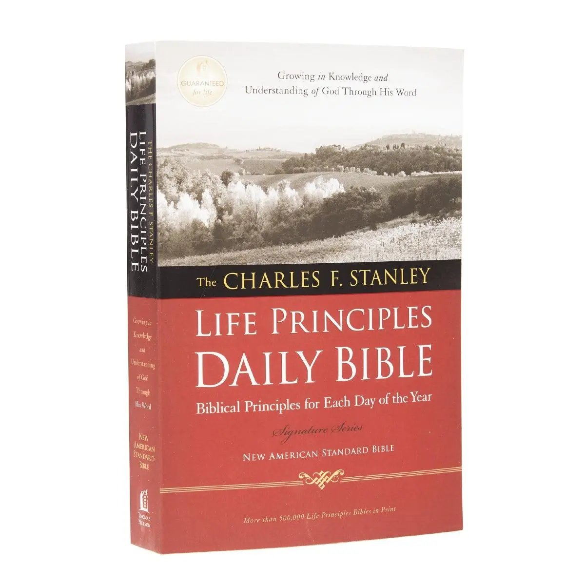 NASB The Charles F. Stanley Life Principles Daily Bible, Paperback, 1995 Text
