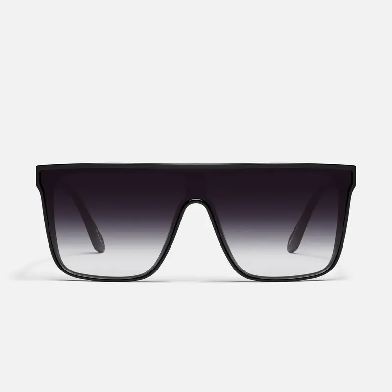 QUAY NIGHTFALL MEDIUM Sunglasses, Black Frames, Women's Contemporary Style